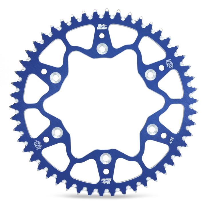 Moto-Master 7075 Aluminium Rear Sprocket  - Blue