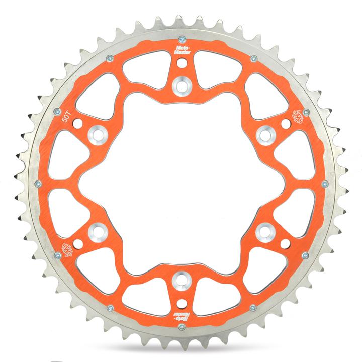 Moto-Master Fusion Dual-Ring Rear Sprocket - Orange