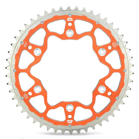 Moto-Master Fusion Dual-Ring Rear Sprocket - Orange