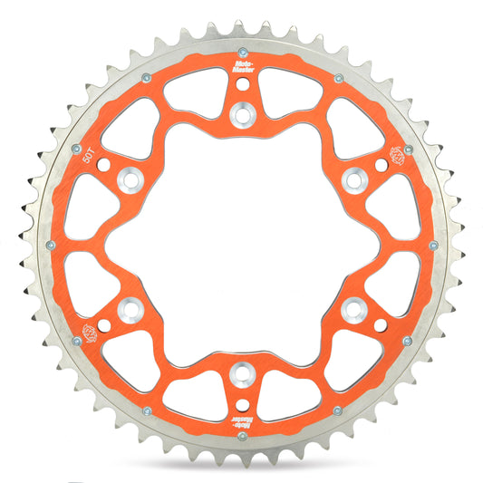 Moto-Master Fusion Dual-Ring Rear Sprocket - Orange