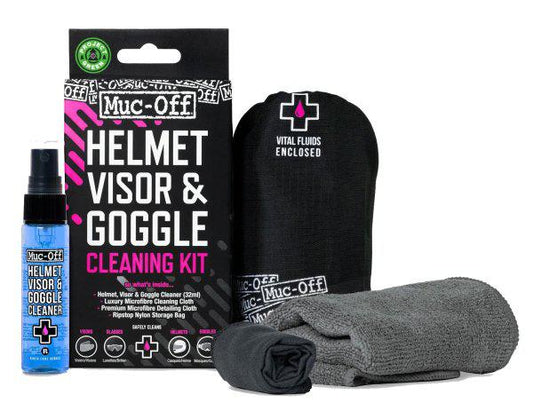 Mucoff Motorcycle Visor, Lens & Goggles Cleaning Kit