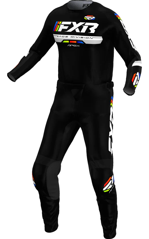 FXR MX26 Apex Jersey & Pants - Black