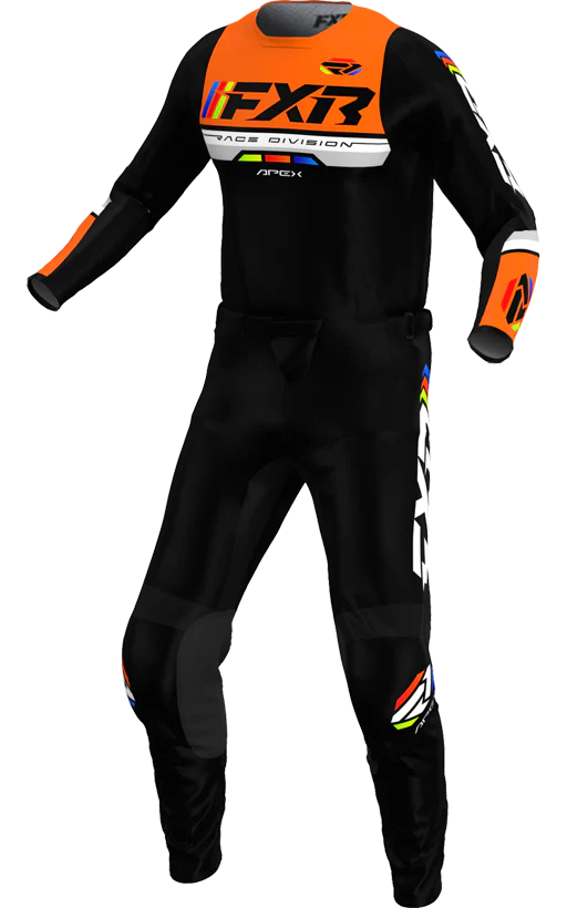 FXR MX26 Youth Apex Jersey & Pants - Orange