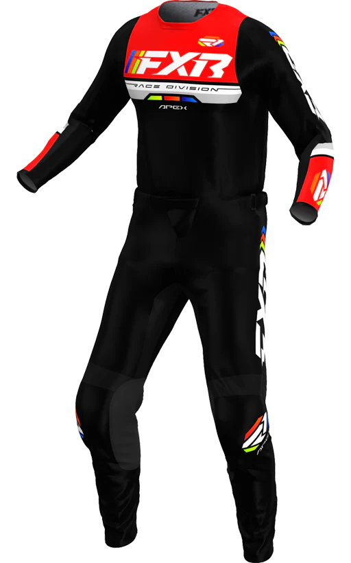 FXR MX26 Youth Apex Jersey & Pants - Red