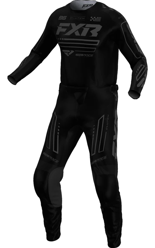 FXR MX26 Clutch Jersey & Pants - Black