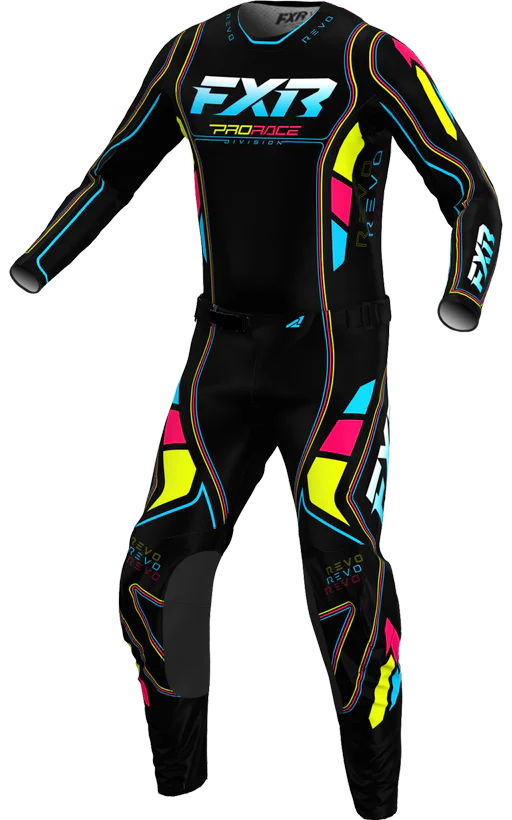 FXR MX26 Revo Velocity Jersey & Pants - Black / Multi