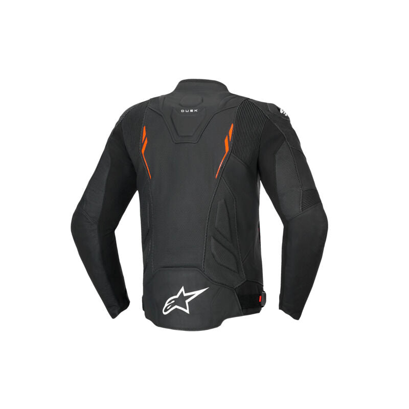 Alpinestars Dusk Airflow Leather Jacket - Black / Red