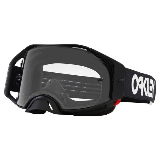 Oakley Airbrake Goggles - Black White Clear