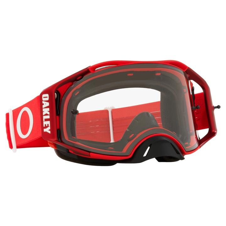 Oakley Airbrake Goggles Moto Red Clear
