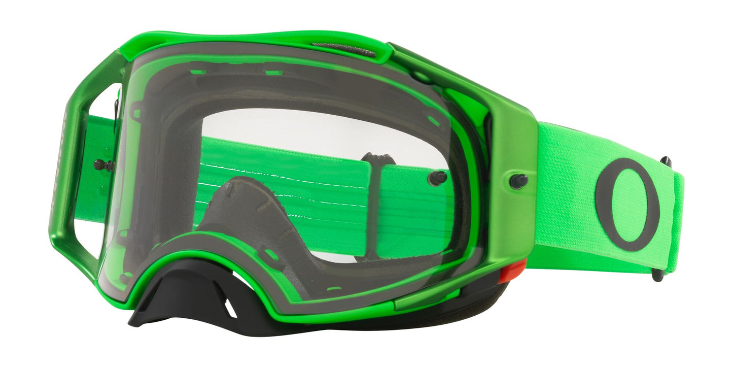 Oakley Airbrake Moto Green, Clear Lens