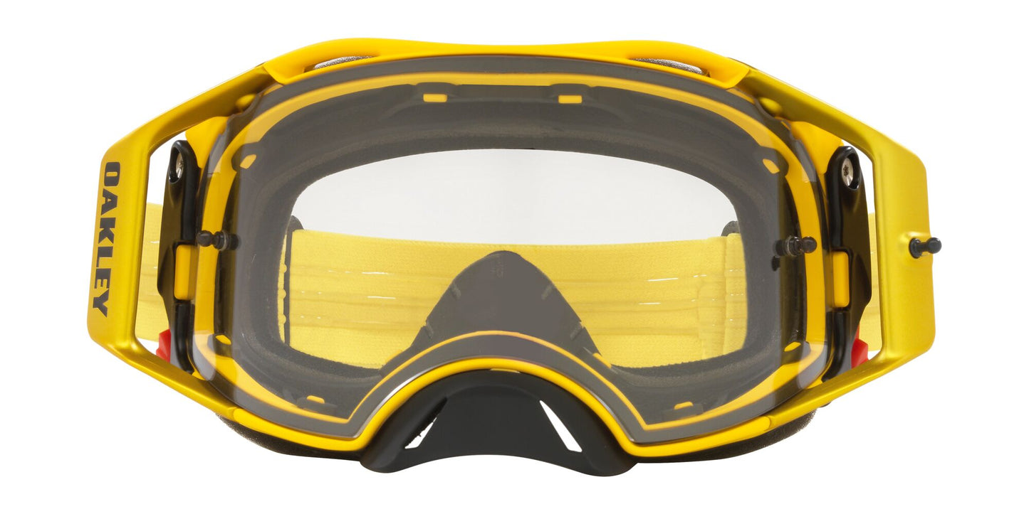 Oakley Airbrake Moto Yellow, Clear Lens