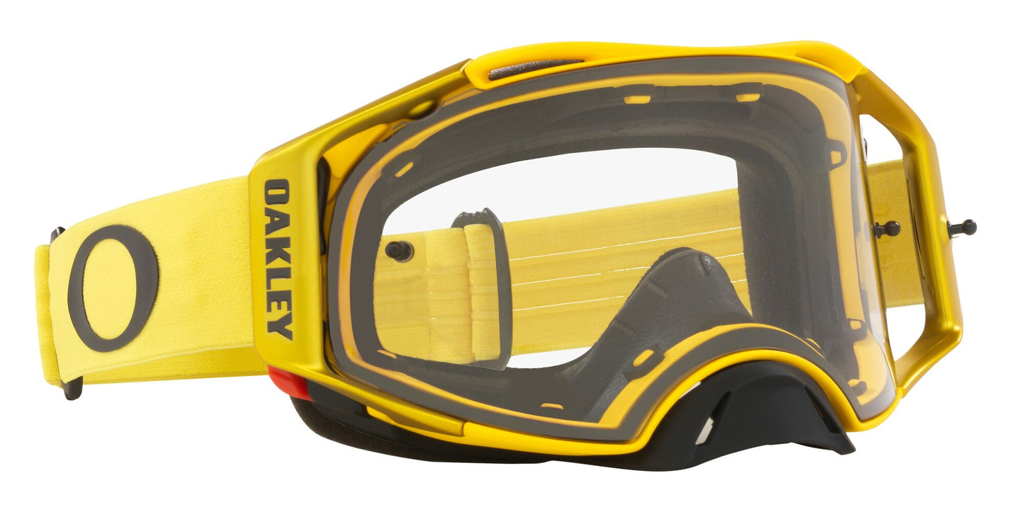 Oakley Airbrake Moto Yellow, Clear Lens