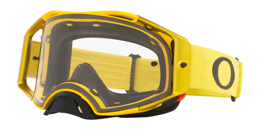 Oakley Airbrake Moto Yellow, Clear Lens
