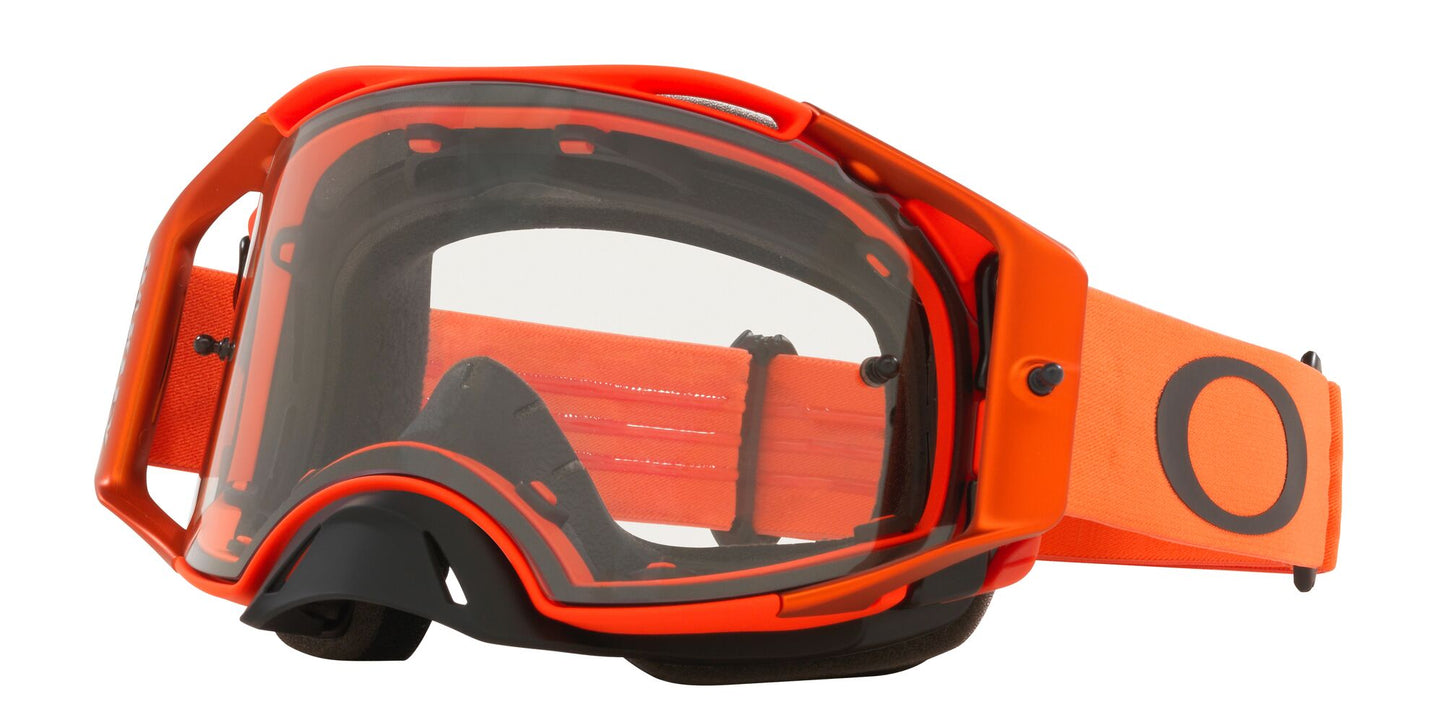 Oakley Airbrake Moto Orange, Clear Lens