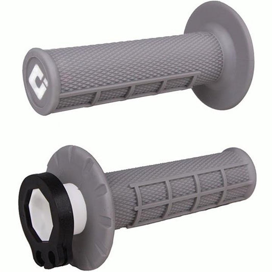 ODI MX Half Waffle 2T/4T Lock On Grip Grey