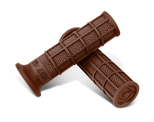 ODI V-Twin Full Waffle Single Ply Grip Hart Luck Brown 1-1/8"