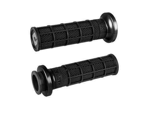 ODI V-Twin Full Waffle Lock On Grip Hart Luck - Black Indian 18+