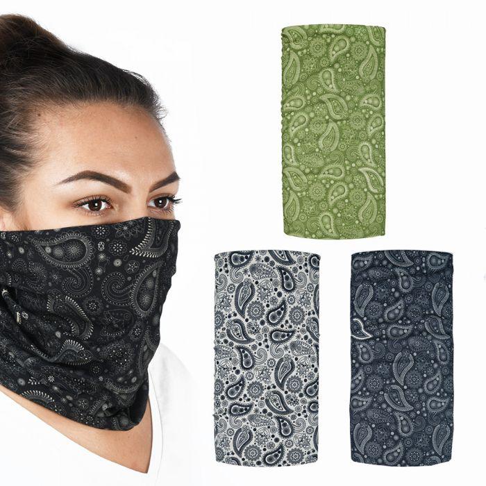 Oxford Comfy 3Pk Face Mask Paisley