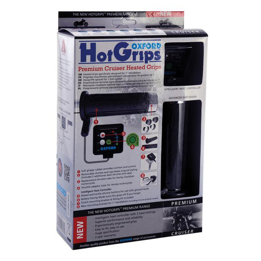 Oxford HotGrips Crusier 1" - Heated Motorcycle Grips