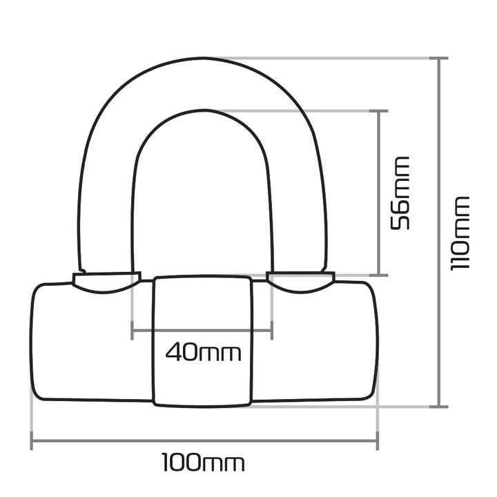 Oxford Heavy Duty Max Disc Lock 14mm