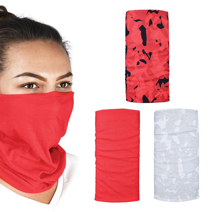 Oxford Comfy 3Pk Neck Warmer - Havoc Red