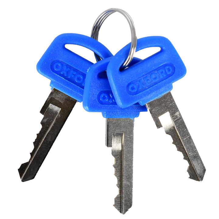 Oxford Cable Lock 1.8m X 12mm Blue