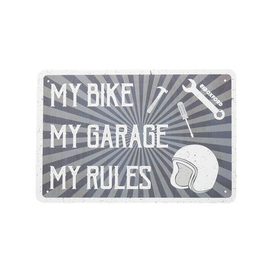 Oxford Metal Sign My Rules
