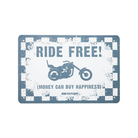 Oxford Metal Sign Ride Free