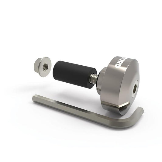 Oxford Handlebar Bar Ends - Silver