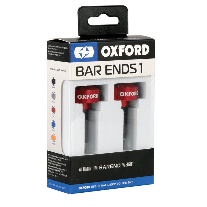 Oxford Handlebar Bar Ends - Red