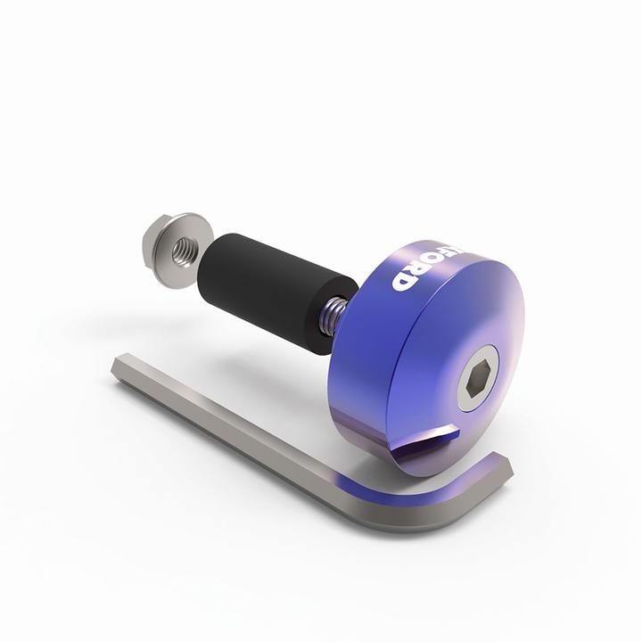 Oxford Handlebar Bar Ends - Blue