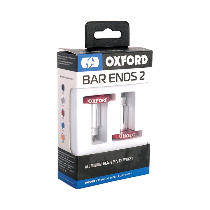 Oxford Handlebar Bar Ends 2 - Red