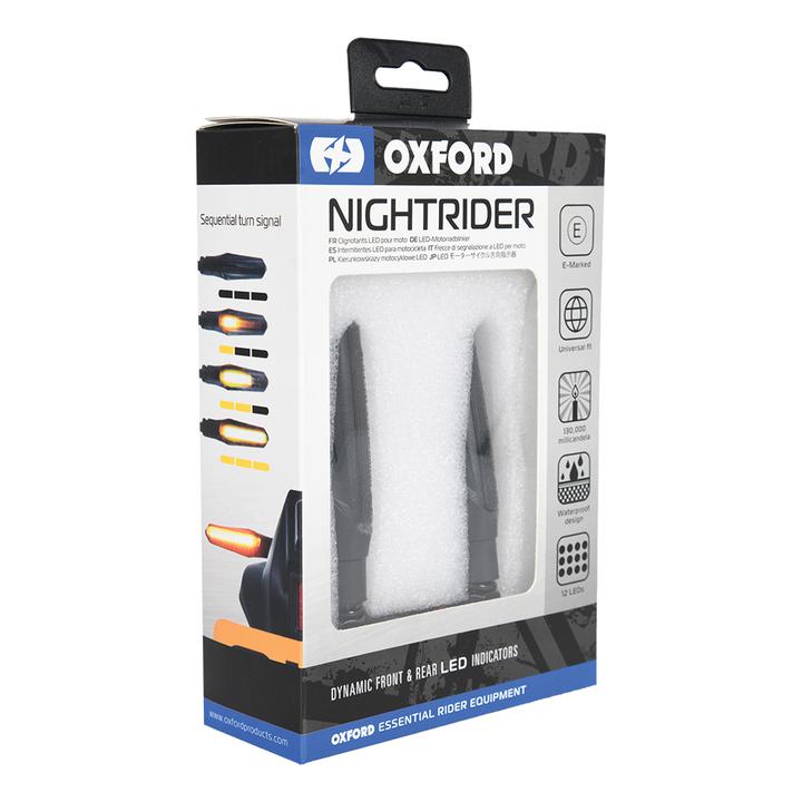 Oxford Nightrider Streaming LED Indicator - Black