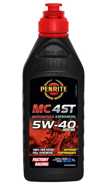 Penrite Mc-4St 5W-40 100 Percent Pao Ester Full Synthetic Engine Oil 1L