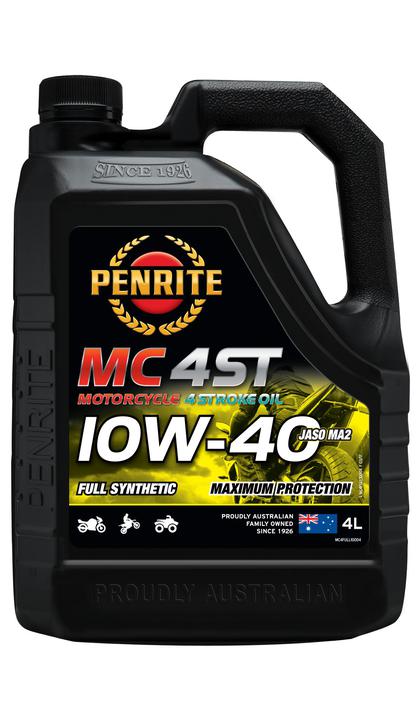 Penrite MC-4ST 10W-40 Full Synthetic Motorcycle Engine Oil - 4L