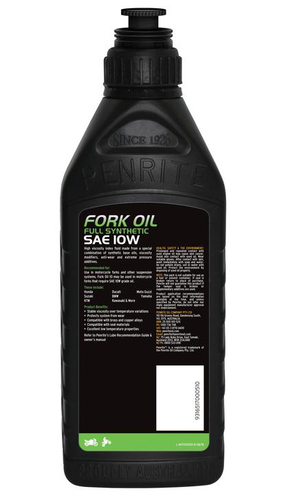 Penrite Motorcycle Fork Oil 10W - 1L