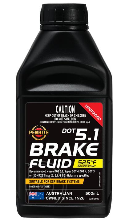 Penrite DOT 5.1 Brake Fluid - 500ml