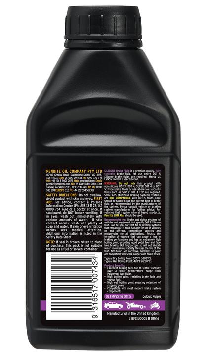 Penrite DOT 5 Silicone Brake Fluid - 500ml