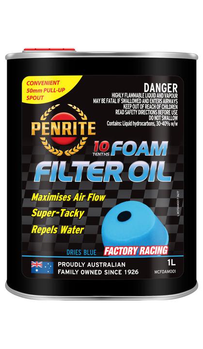 Penrite 10 Tenths Foam Filter Oil (Liquid) - 1L