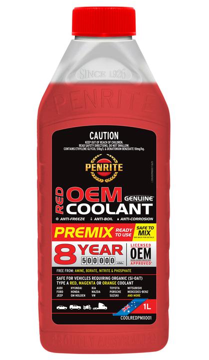 Penrite Red OEM Coolant Premix - 1L