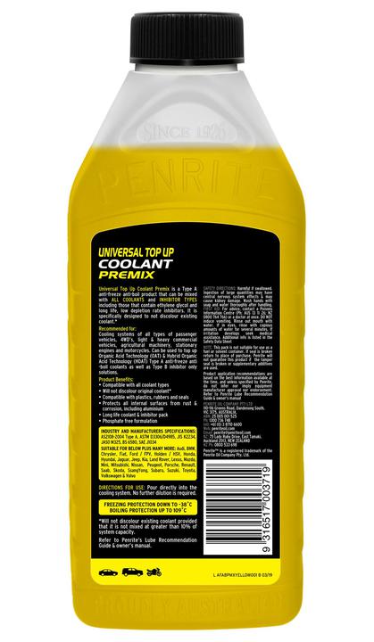 Universal Coolant Top Up Premix - 1L