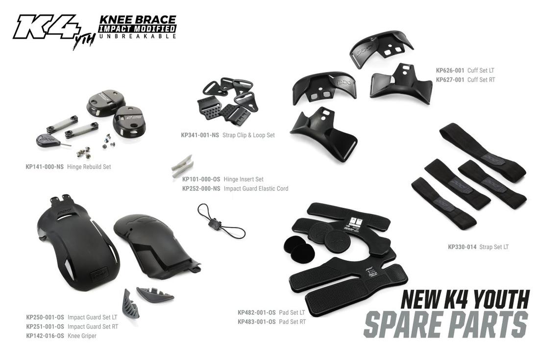 Pod K4 2.0 Youth Knee Brace (Single) - Right