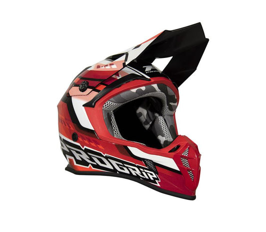Progrip 3180 Helmet - Red White