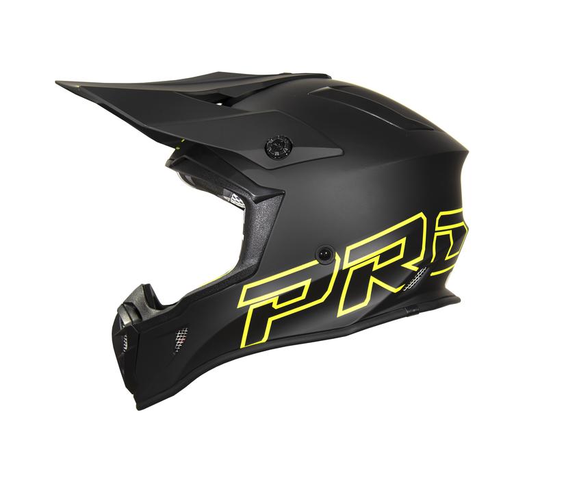 Progrip 3180 Helmet - Matt Black / Yellow