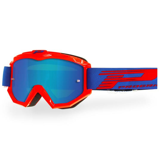 Progrip ATZaki 3201 Fluro Red Goggles With Uv Lens