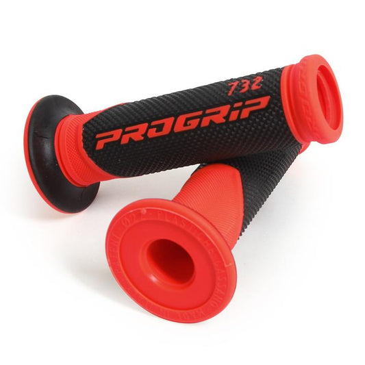 Progrip Red Dual Density 732 Open End Grips