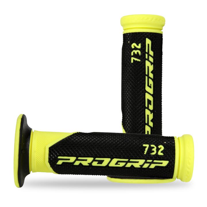 Progrip Neon Yellow Dual Density 732 Closed Grips