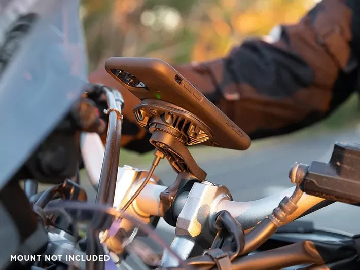 Quad Lock Waterproof Motorcycle Wireless Charging Head