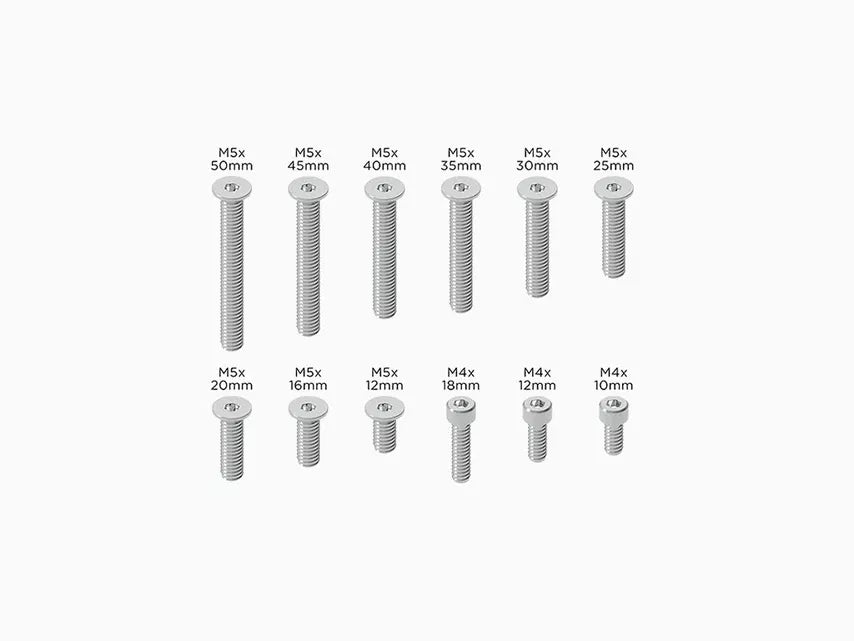 Quad Lock Spare Part Replacement Screw Set 9 Pcs