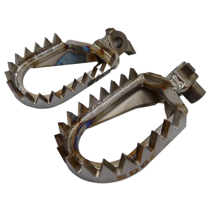 Raptor Titanium Edge Footpegs - Standard Offset